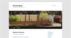 Desktop Screenshot of eichler-blog.com